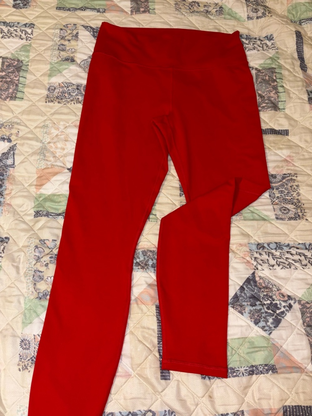 Fabletics Bright Red High-Rise Leggings